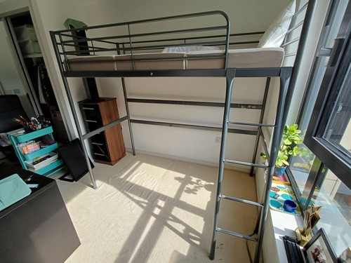 Ikea loft bed svarta - ikea, “svarta”