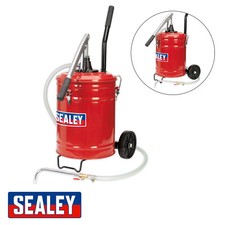 Sealey TP17 20 ltr Mobile Gear Oil Dispensing Unit Fluid Transfer Pumps Oil Cans