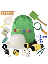 UTTORA Outdoor Explorer Kit Kids Toys,25 Pieces Birthday Present for 3-12 Years