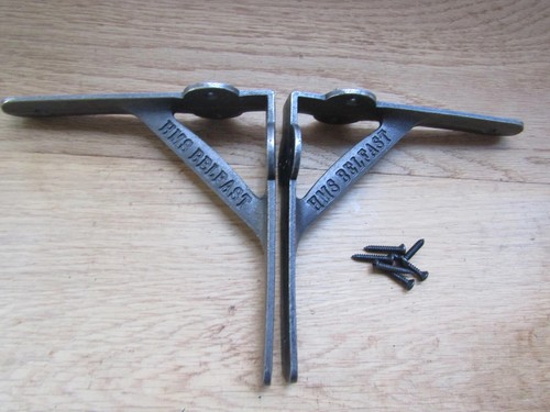 Pair cast iron vintage - pair, 6"
