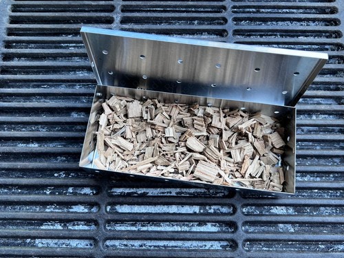 Stainless steel bbq - smoke, box
