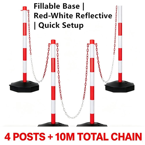 Safety barrier post - safety, set