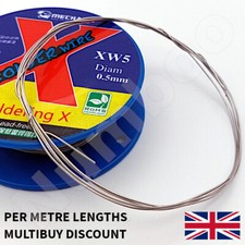Lead Free Low Melting Point Solder Wire (138C) - 0.5mm / 0.6mm - 1 Metre Lengths