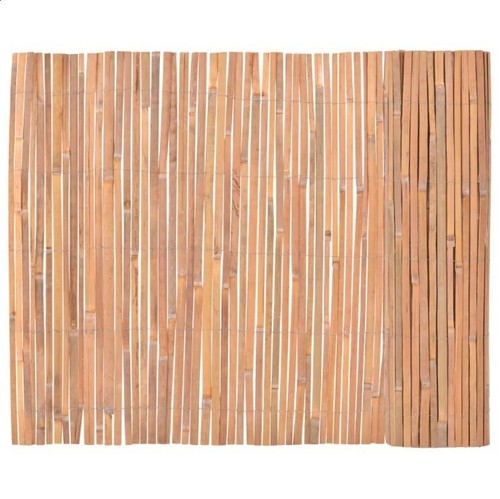 Bamboo slat fence screen - bamboo,