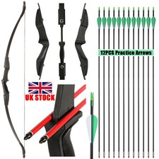 Archery 57" Takedown Recurve Bow 20-40lbs RH/LH Bow Beginner Practice Shooting
