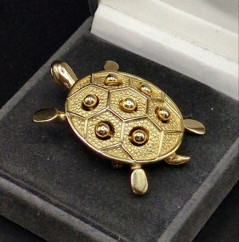 Christian dior brooch turtle - christian,