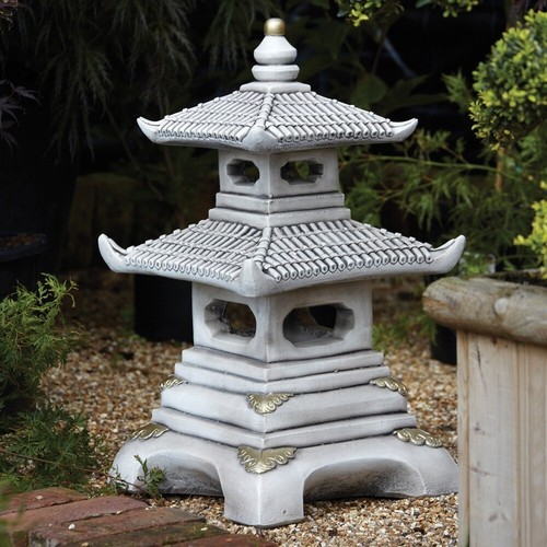 Two tier japanese pagoda - two, stone