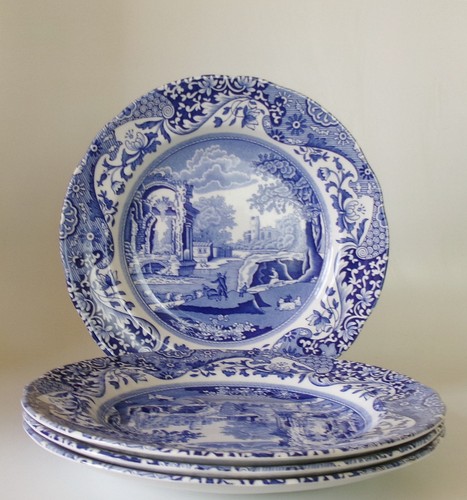 Four spode italian blue - spode,