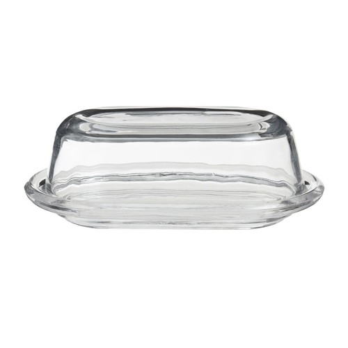 Classic clear glass butter - clear,