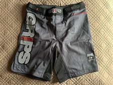 GRIPS Jarama Black Carbon MMA BJJ Nogi Shorts