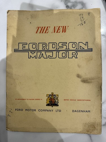 Fordson major pamphlet - pamphlet,