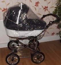 PVC RAINCOVER FITS VENICCI (1 & 2)  3 IN 1 PRAM