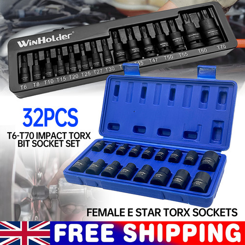 15pc impact torx bit socket - impact,