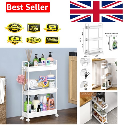 Rolling trolley tier narrow - 3-tier,