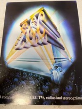 GEC RADIO/TV AND STEREOGRAM COMPLETE GUIDE SHACK/WALL ART