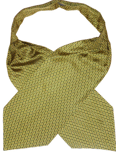 Vintage tie rack silk cravat - silk,