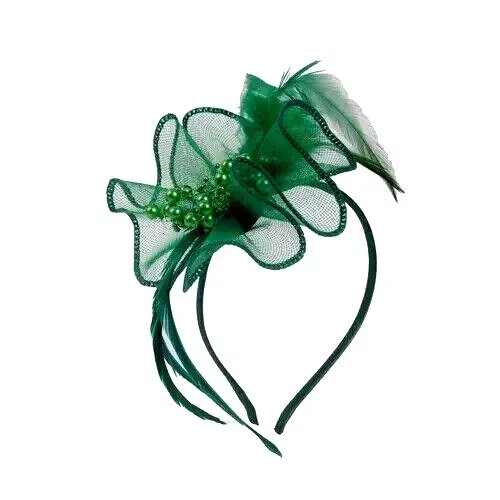 Looped pearls fascinator alice - fascinator,