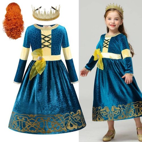 Girl brave merida dress long - girl's,