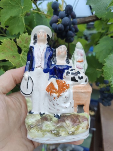 Victorian staffordshire figure - staffordshire,