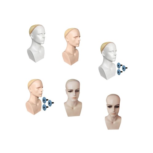 Male mannequin head with - mannequin,