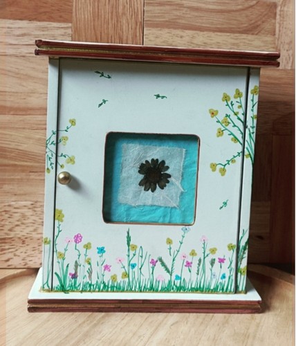 Wooden key cabinet hand - key,