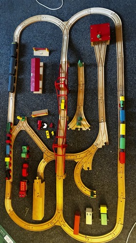 Brio wooden train track set - brio,