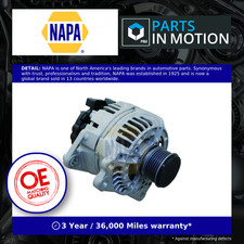 Alternator fits TAXI TX 2.5D 2006 on R425DOHC NAPA Genuine Quality Guaranteed