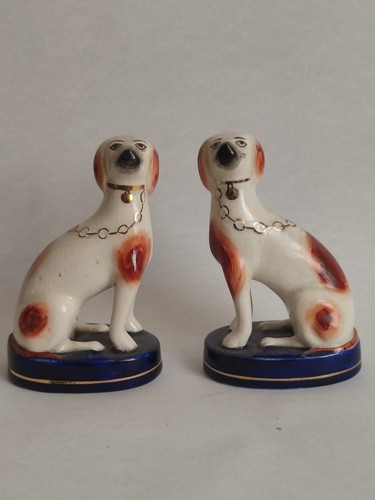 Pair mid century ceramic - pair,
