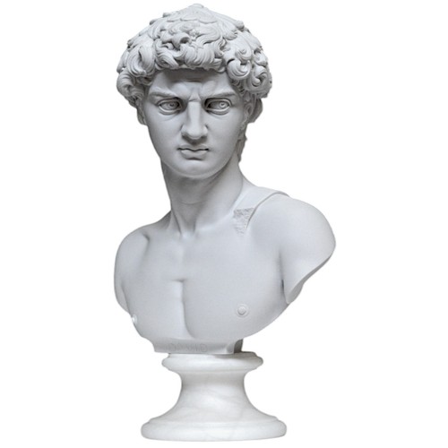 David bust michelangelo - bust, by