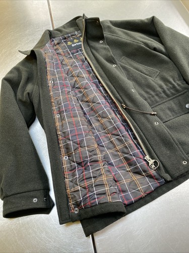 Barbour wool parka mens - barbour,