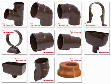 Polypipe 68mm Rain Water Round Down Pipe Fittings in Brown