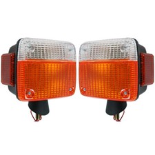 Pair Front Corner Turn Signal Lamp Light For TOYOTA LAND CRUISER BJ40 FJ45 60-84