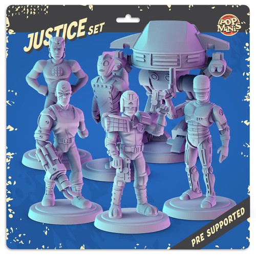 Robocop miniatures - robocop, (3d)
