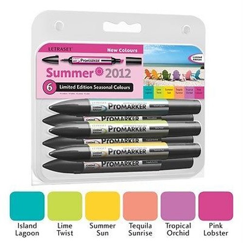Letraset promarkers 6 marker - -,