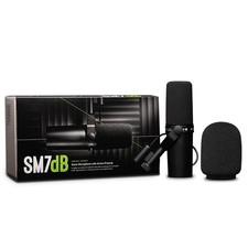 New Shure SM7dB Dynamic Microphone  Black