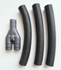 Waste Water Outlet Y Hose Connector Pipe 28.5mm ID Convoluted Caravan Motorhome