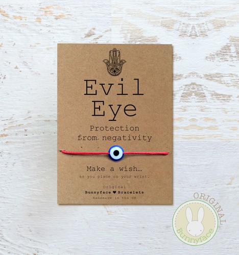 Evil eye wish bracelet - evil,