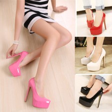 Men's Pumps Platform Drag Queen Red Crossdresser High Heels Women Shoes 38-44