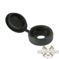 HINGED SCREW COVER CAP WHITE