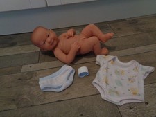 LA newborn berenguer boy doll+vest,nappy pants+wristband-anatomically correct