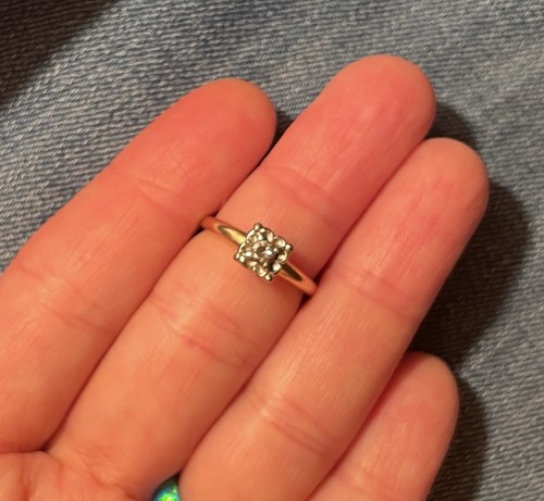 1940 14k engagement ring - 1940's,