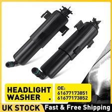 Pair of Front Headlight Washer Jet Left Right Side Fits For BMW X5 E70 2007-2013
