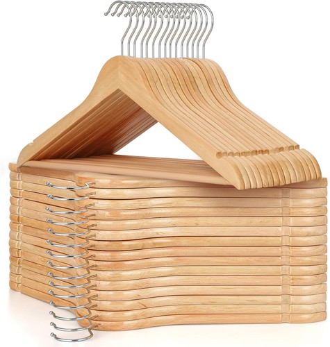 Wooden hangers pack wood - 30,