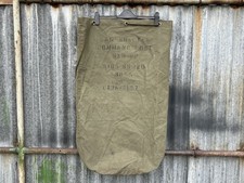 RARE 1980's GENUINE BRITISH ARMY ISSUE 9x9 COMMAND POST TENT CANVAS STORAGE BAG