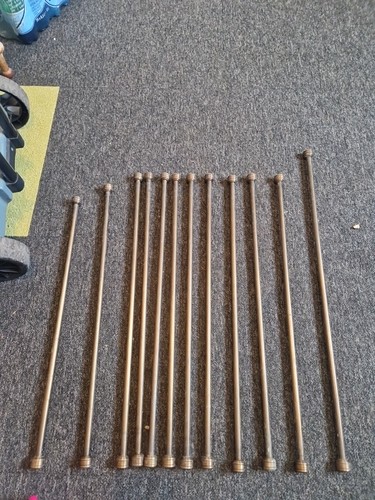 Antique brass stair rods - antique,