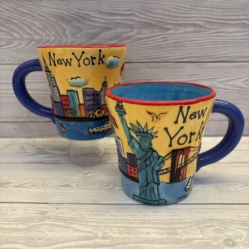 New york mug pair - york, hand