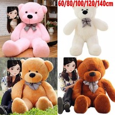 60-140cm Large Teddy Bear-Giant Teddy Bears Big Soft Plush Toys Doll Kids Gifts.