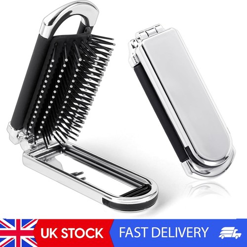 Folding hair brush with - brush,
