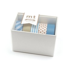 MT Washi Tape Gift Box : 0.3 in. x 23 ft. (Grayish) / 5-Pack