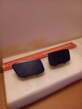 BMW 5 Series E60 Front Bumper Headlight Washer Flap Cover Pair 